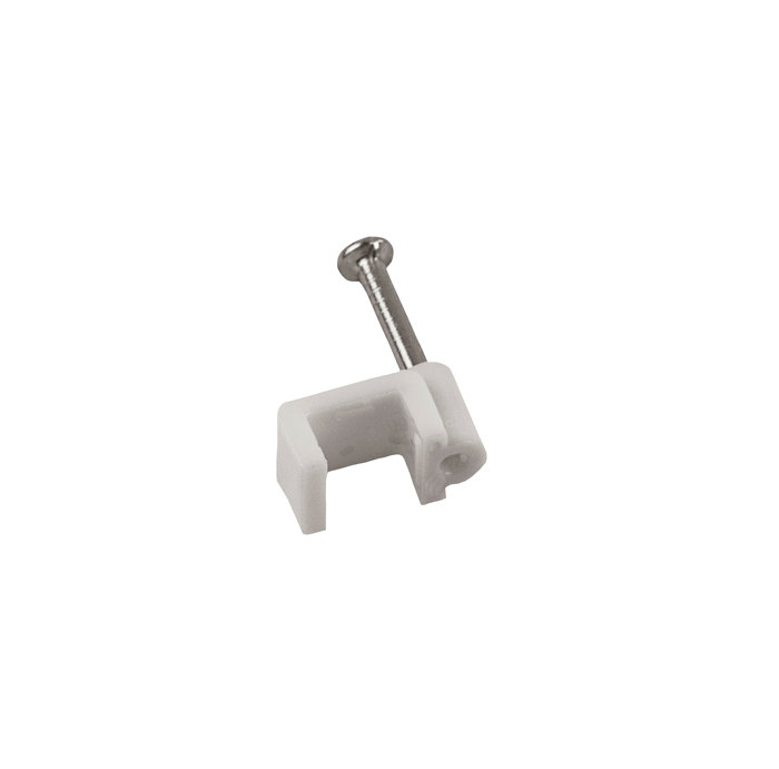 Kabelclips flad 4x6 mm 100 stk. - Elworks